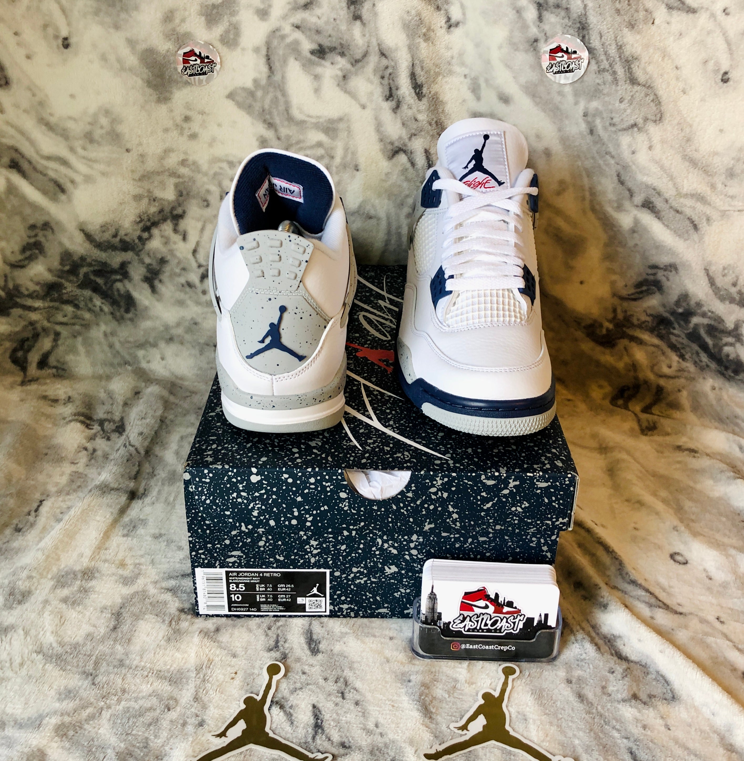 Nike Air Jordan 4 Retro - Midnight Navy – East Coast Crep Co.